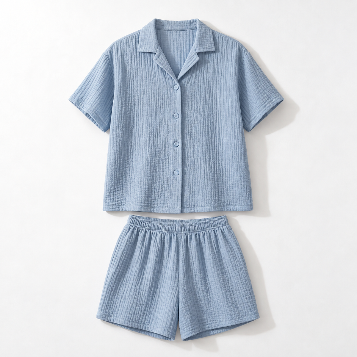 Caelis Cloud Gauze Co-ord Set front view