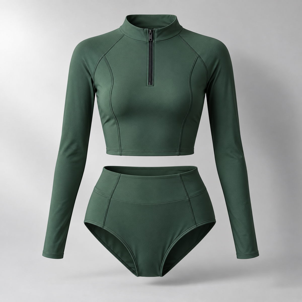 Isola Long-Sleeve Swim Set front view